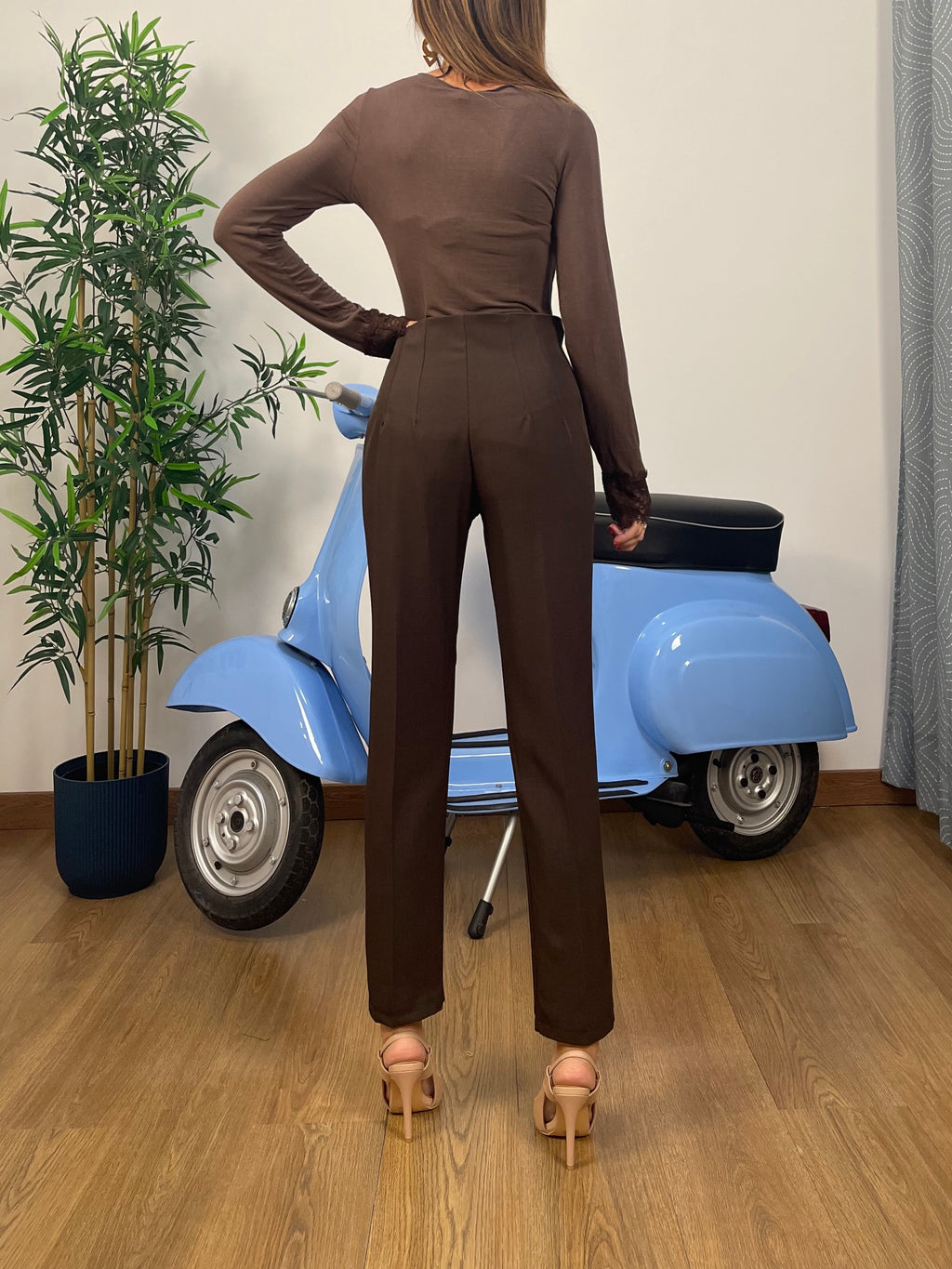 Pantalone a vita alta&nbsp;